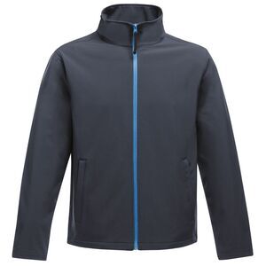 Regatta Standout Mens Ablaze Printable Softshell Jacket / Navy/French Blue